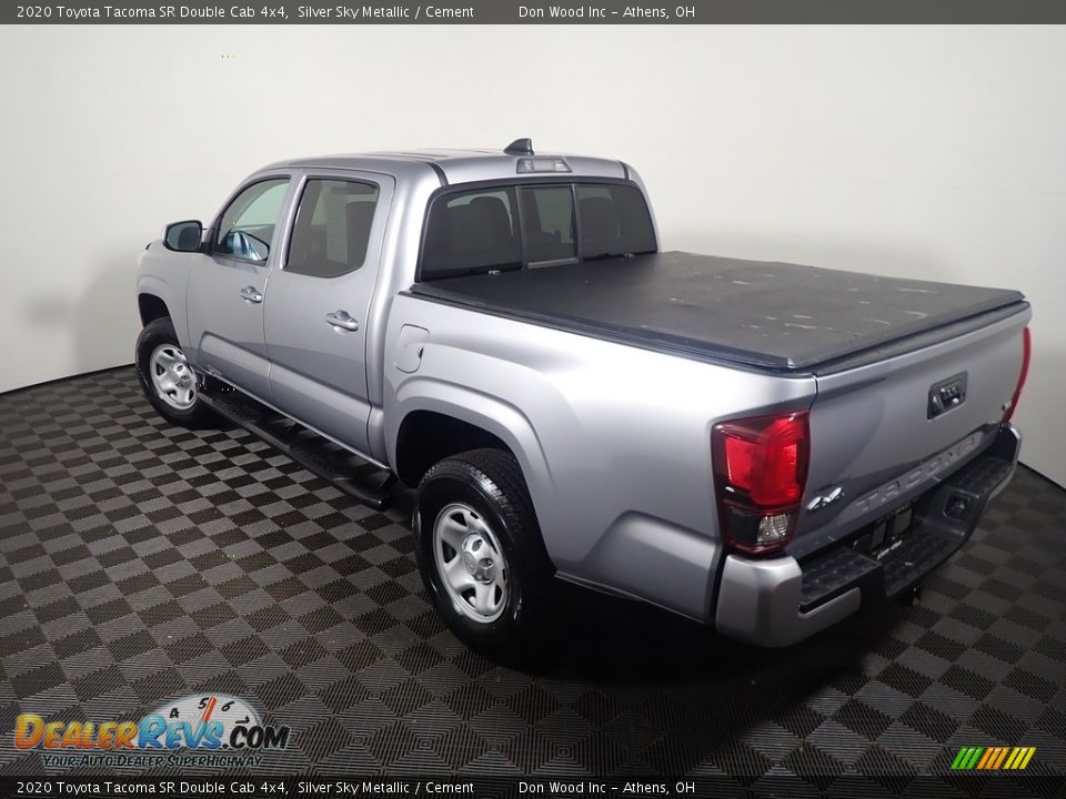 2020 Toyota Tacoma SR Double Cab 4x4 Silver Sky Metallic / Cement Photo #12