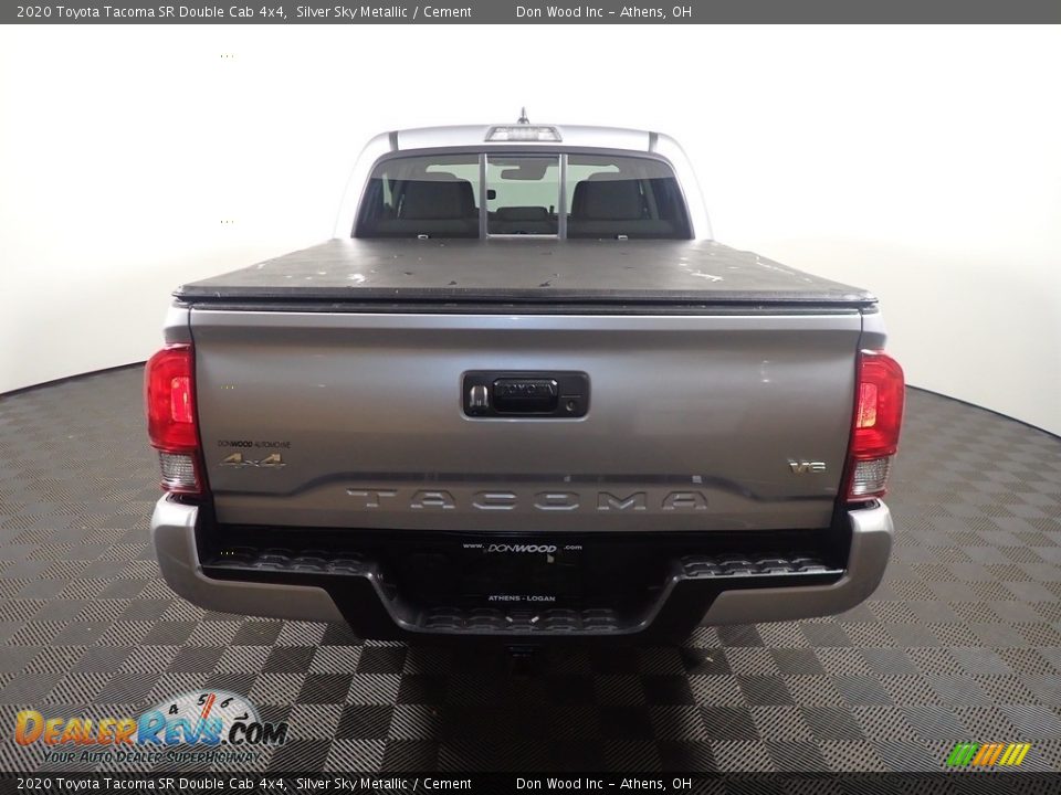 2020 Toyota Tacoma SR Double Cab 4x4 Silver Sky Metallic / Cement Photo #13
