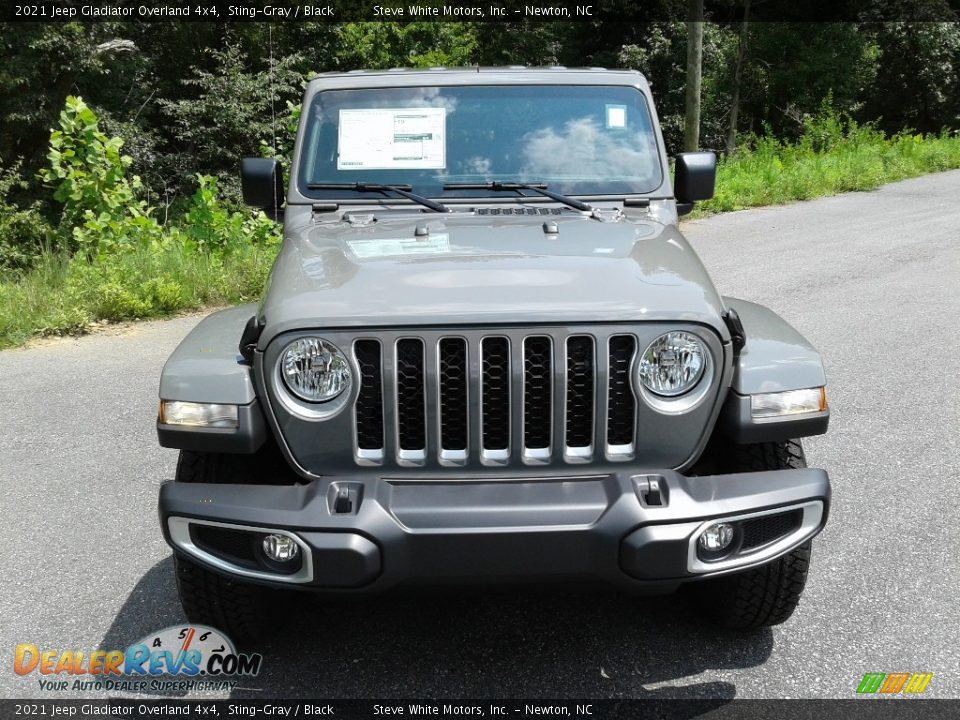 2021 Jeep Gladiator Overland 4x4 Sting-Gray / Black Photo #3