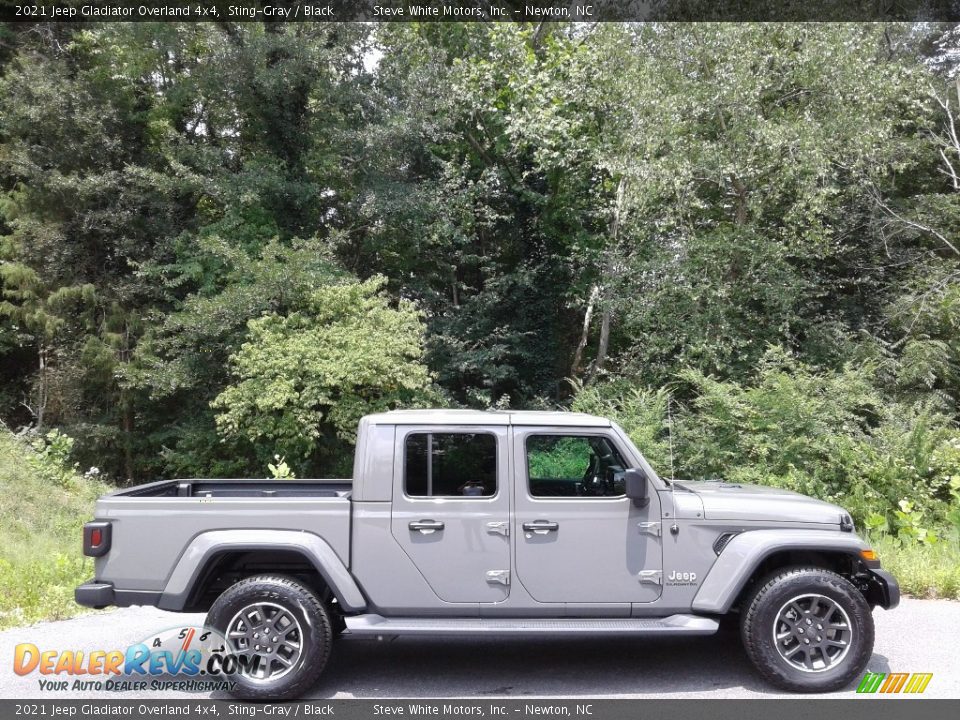 2021 Jeep Gladiator Overland 4x4 Sting-Gray / Black Photo #5