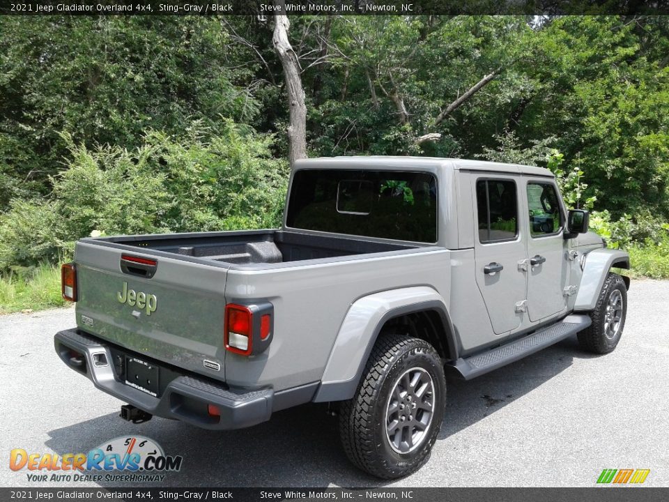 2021 Jeep Gladiator Overland 4x4 Sting-Gray / Black Photo #6