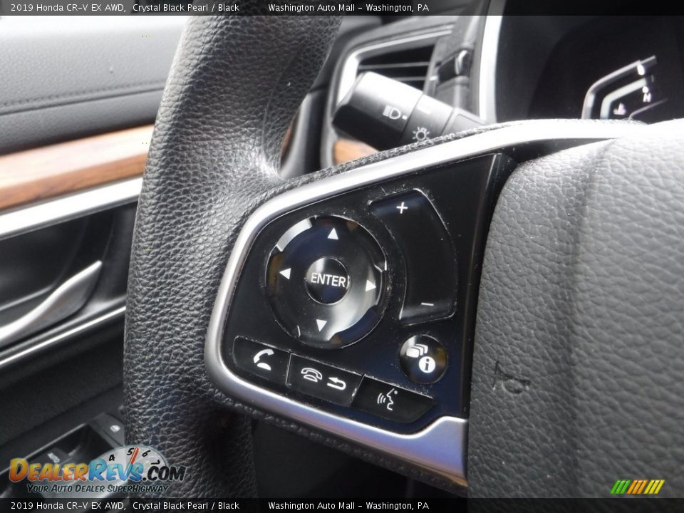 2019 Honda CR-V EX AWD Crystal Black Pearl / Black Photo #23