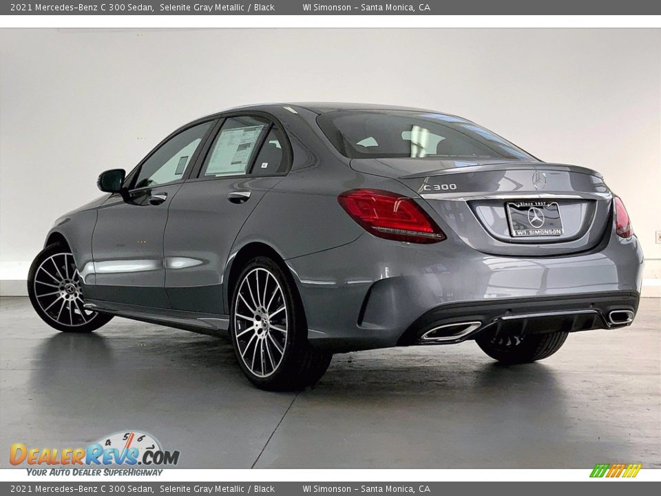 2021 Mercedes-Benz C 300 Sedan Selenite Gray Metallic / Black Photo #2