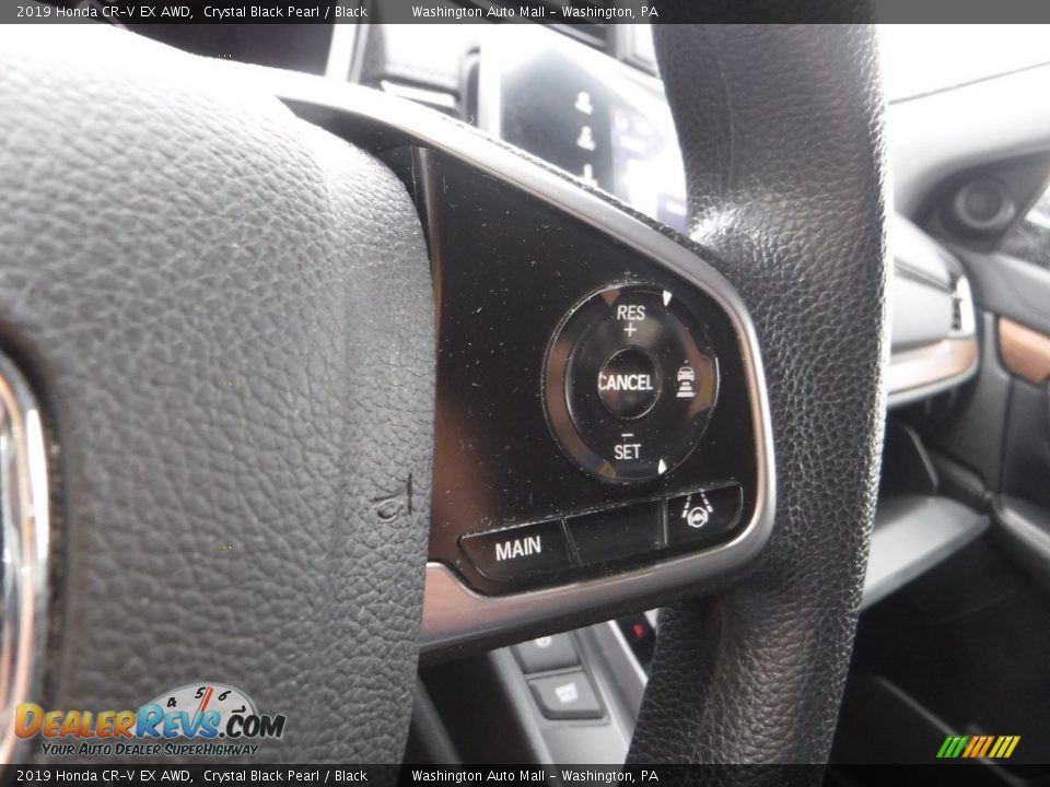 2019 Honda CR-V EX AWD Crystal Black Pearl / Black Photo #24