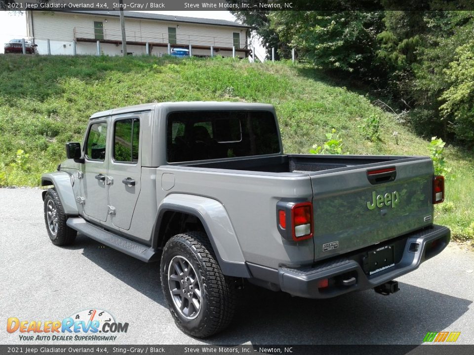 2021 Jeep Gladiator Overland 4x4 Sting-Gray / Black Photo #9