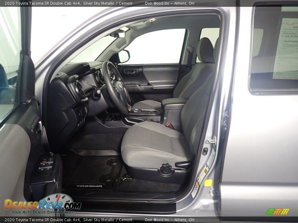 2020 Toyota Tacoma SR Double Cab 4x4 Silver Sky Metallic / Cement Photo #21