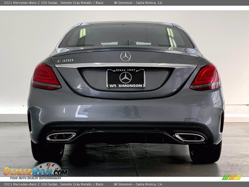 2021 Mercedes-Benz C 300 Sedan Selenite Gray Metallic / Black Photo #3