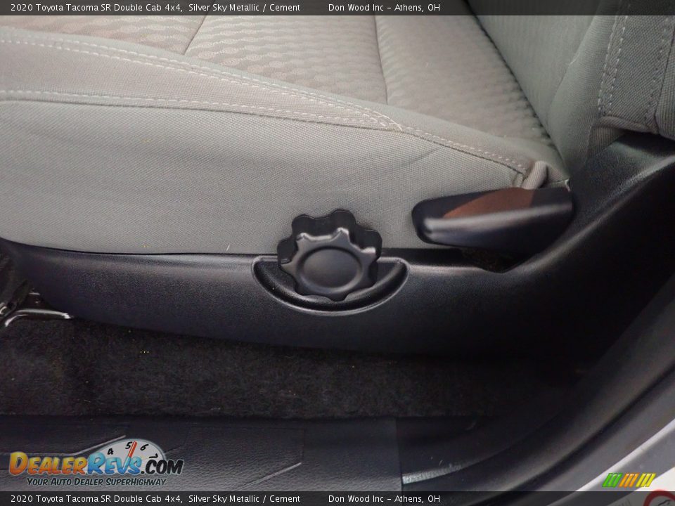 2020 Toyota Tacoma SR Double Cab 4x4 Silver Sky Metallic / Cement Photo #22