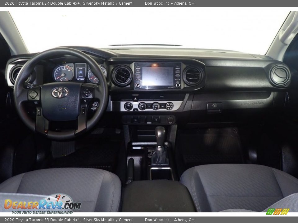 2020 Toyota Tacoma SR Double Cab 4x4 Silver Sky Metallic / Cement Photo #23