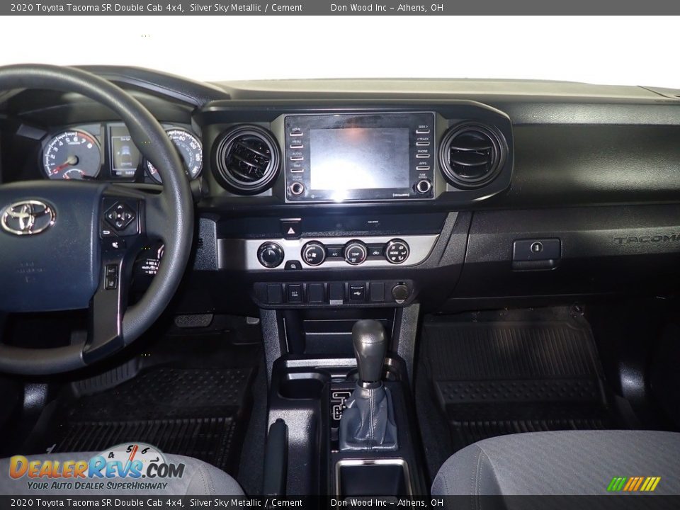 2020 Toyota Tacoma SR Double Cab 4x4 Silver Sky Metallic / Cement Photo #24