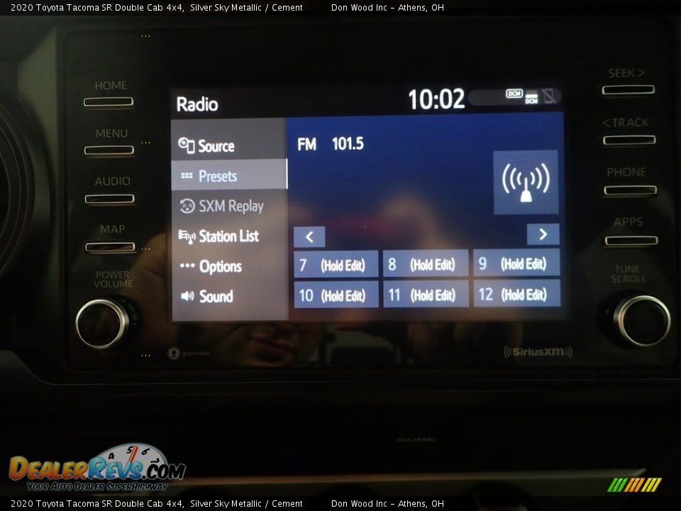 2020 Toyota Tacoma SR Double Cab 4x4 Silver Sky Metallic / Cement Photo #25