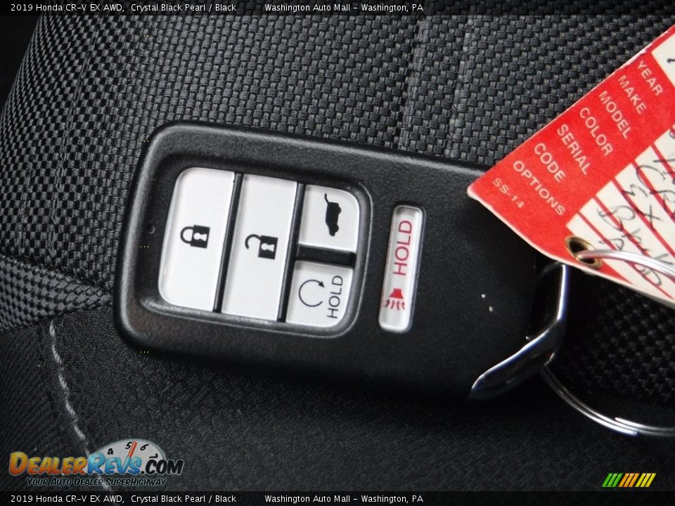 2019 Honda CR-V EX AWD Crystal Black Pearl / Black Photo #29