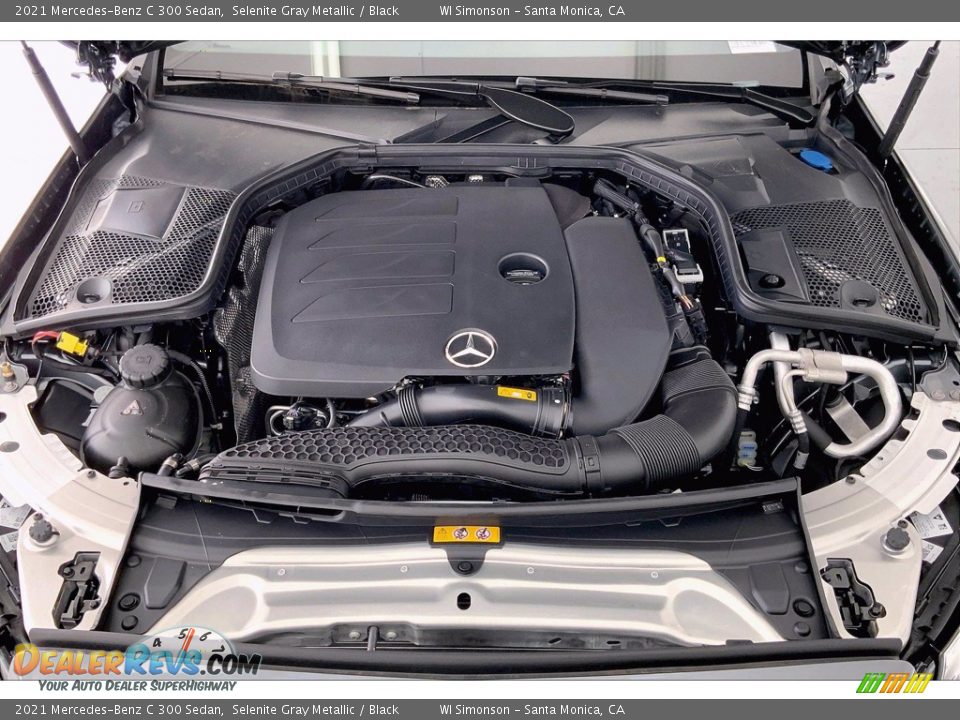 2021 Mercedes-Benz C 300 Sedan Selenite Gray Metallic / Black Photo #9