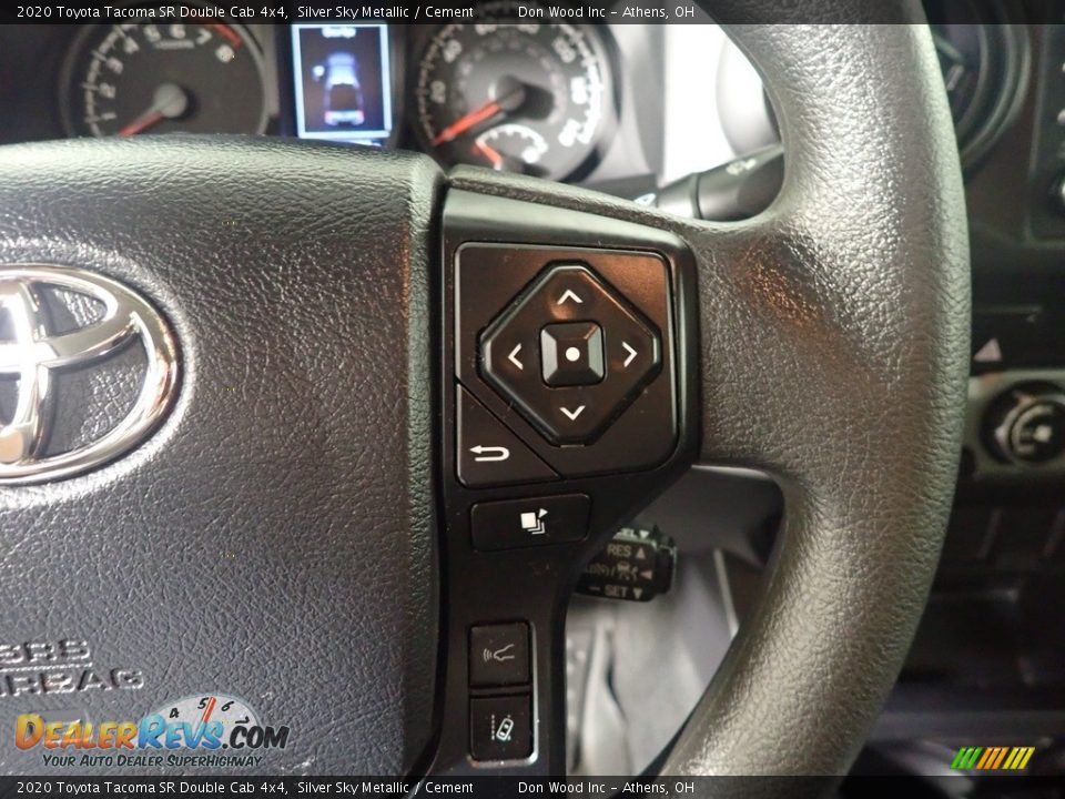 2020 Toyota Tacoma SR Double Cab 4x4 Silver Sky Metallic / Cement Photo #29