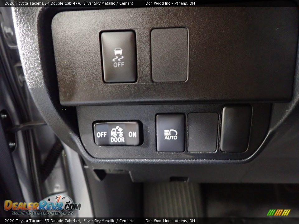 2020 Toyota Tacoma SR Double Cab 4x4 Silver Sky Metallic / Cement Photo #30