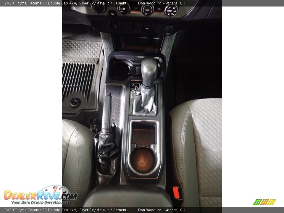 2020 Toyota Tacoma SR Double Cab 4x4 Silver Sky Metallic / Cement Photo #32