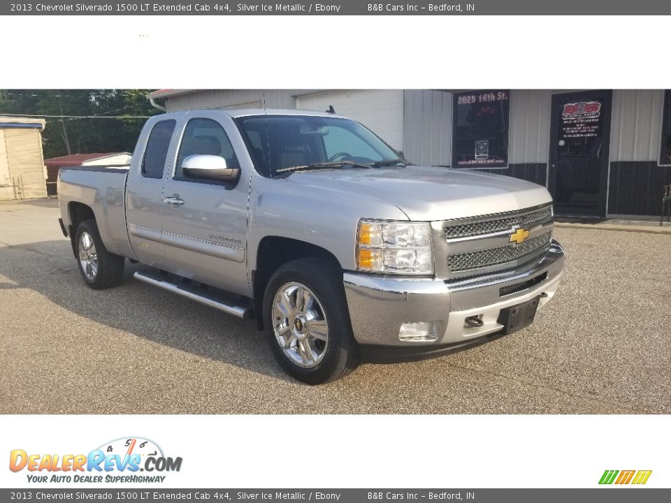 2013 Chevrolet Silverado 1500 LT Extended Cab 4x4 Silver Ice Metallic / Ebony Photo #1