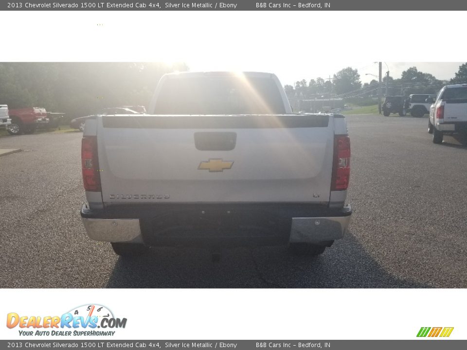 2013 Chevrolet Silverado 1500 LT Extended Cab 4x4 Silver Ice Metallic / Ebony Photo #3