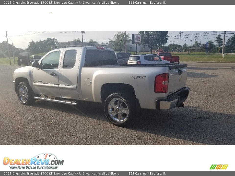 2013 Chevrolet Silverado 1500 LT Extended Cab 4x4 Silver Ice Metallic / Ebony Photo #4