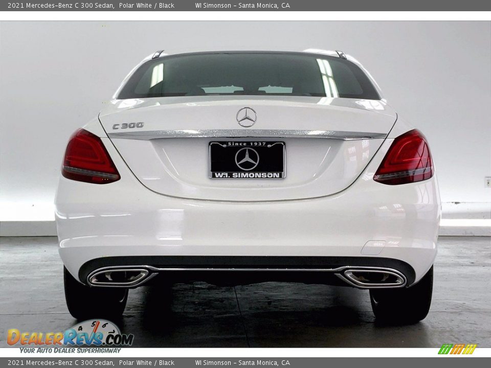 2021 Mercedes-Benz C 300 Sedan Polar White / Black Photo #3