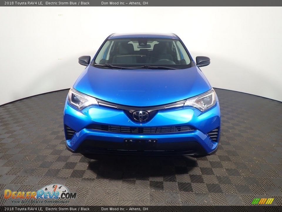 2018 Toyota RAV4 LE Electric Storm Blue / Black Photo #5