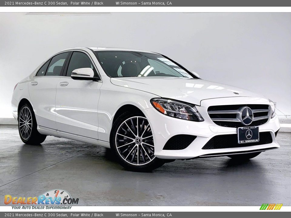 2021 Mercedes-Benz C 300 Sedan Polar White / Black Photo #12