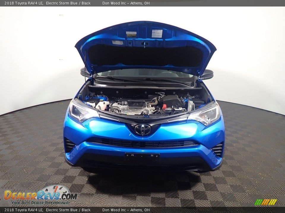 2018 Toyota RAV4 LE Electric Storm Blue / Black Photo #6