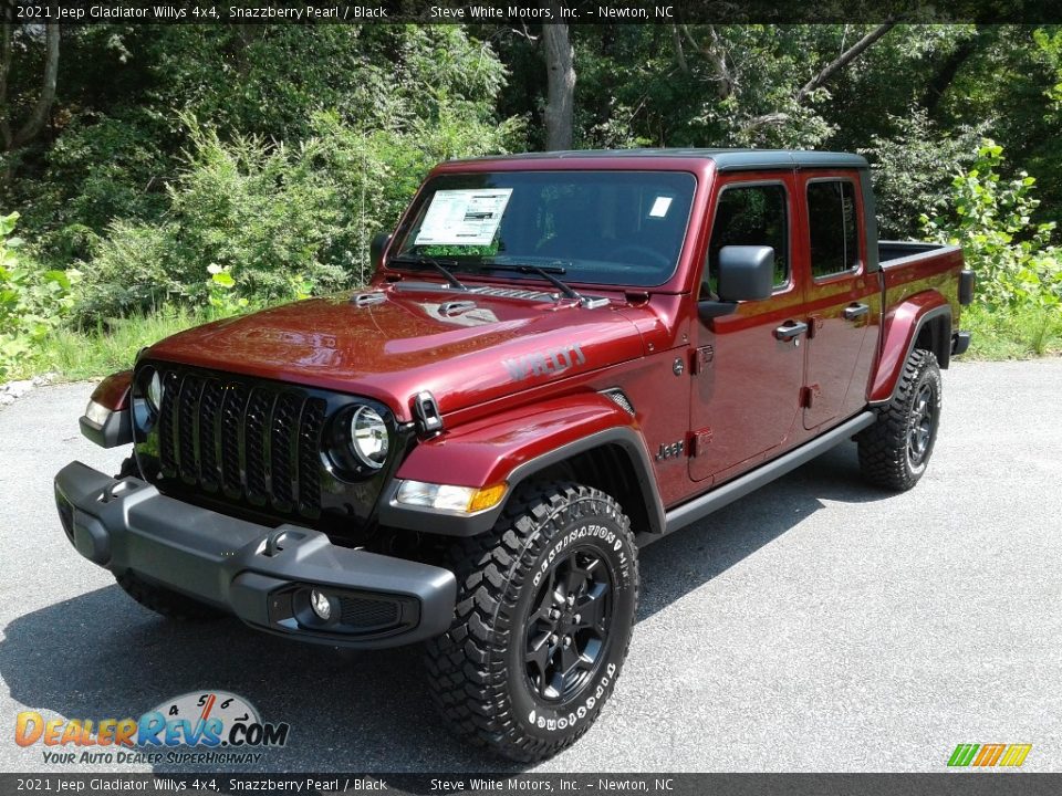 2021 Jeep Gladiator Willys 4x4 Snazzberry Pearl / Black Photo #2