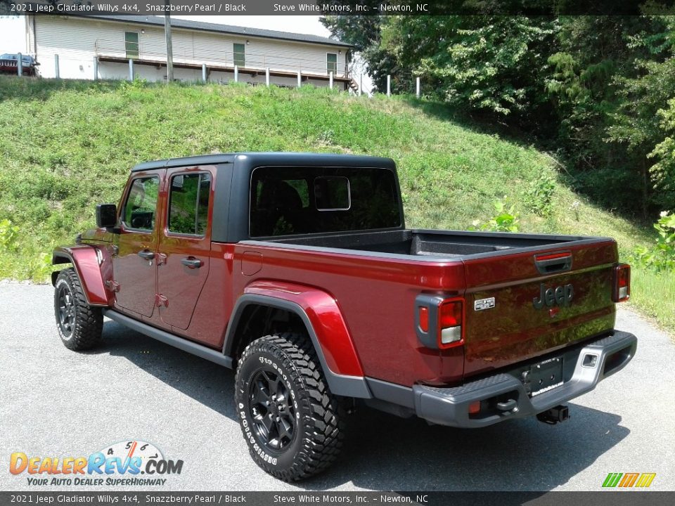 2021 Jeep Gladiator Willys 4x4 Snazzberry Pearl / Black Photo #9