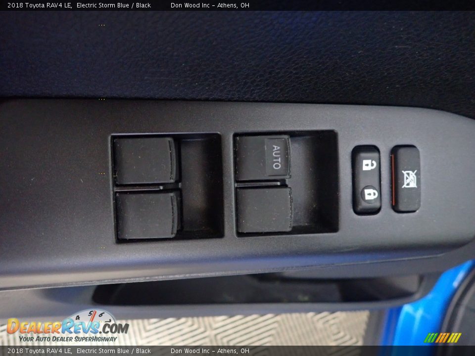 2018 Toyota RAV4 LE Electric Storm Blue / Black Photo #21