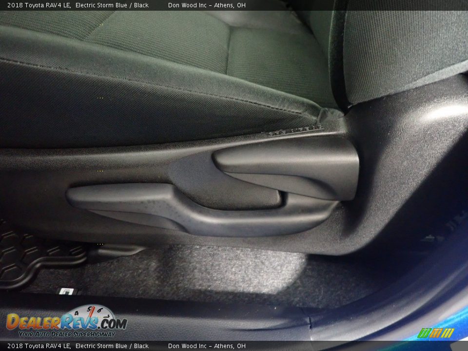 2018 Toyota RAV4 LE Electric Storm Blue / Black Photo #23