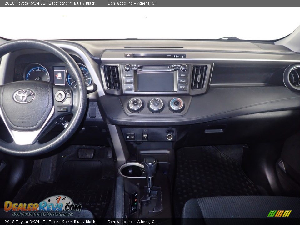 2018 Toyota RAV4 LE Electric Storm Blue / Black Photo #25