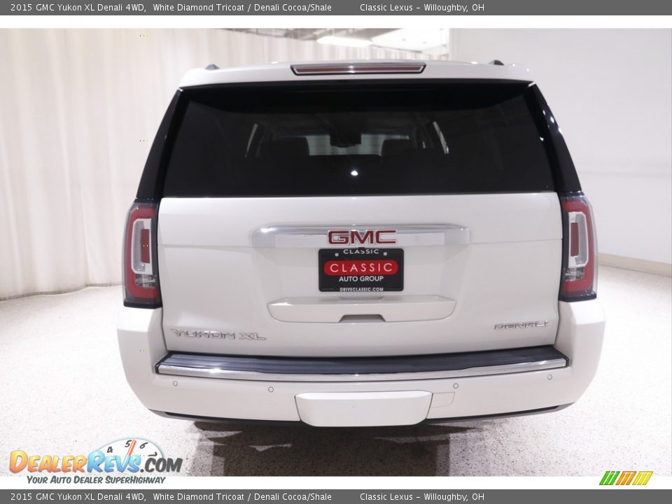 2015 GMC Yukon XL Denali 4WD White Diamond Tricoat / Denali Cocoa/Shale Photo #24