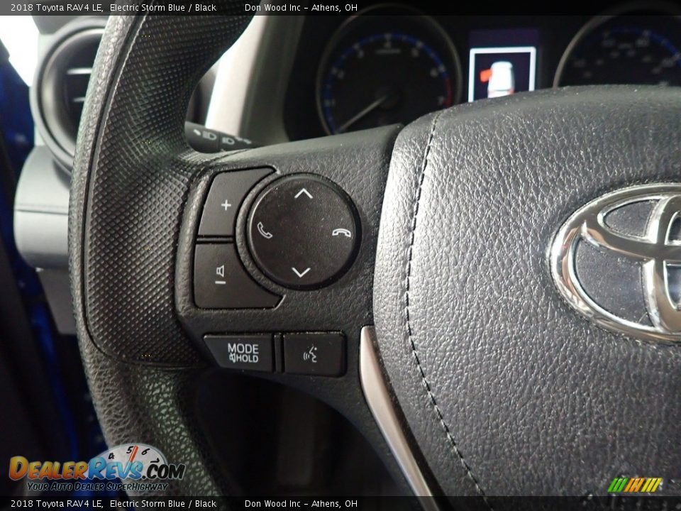 2018 Toyota RAV4 LE Electric Storm Blue / Black Photo #29