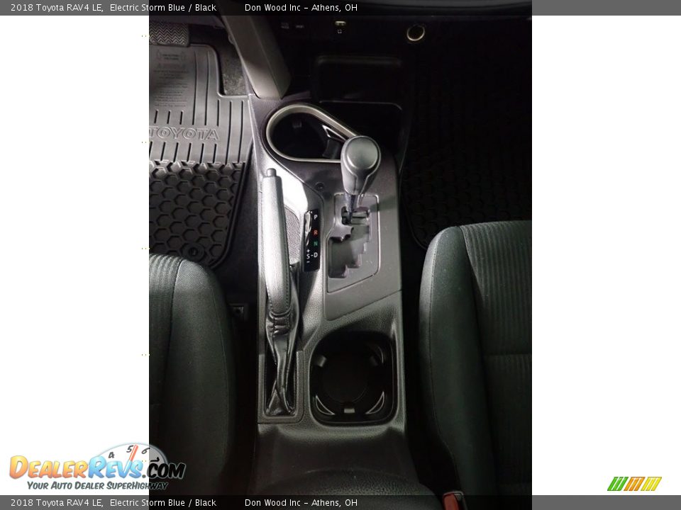 2018 Toyota RAV4 LE Electric Storm Blue / Black Photo #32