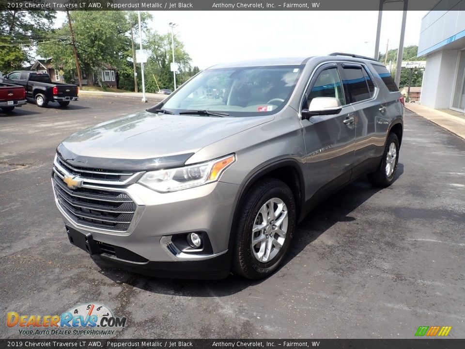 2019 Chevrolet Traverse LT AWD Pepperdust Metallic / Jet Black Photo #8