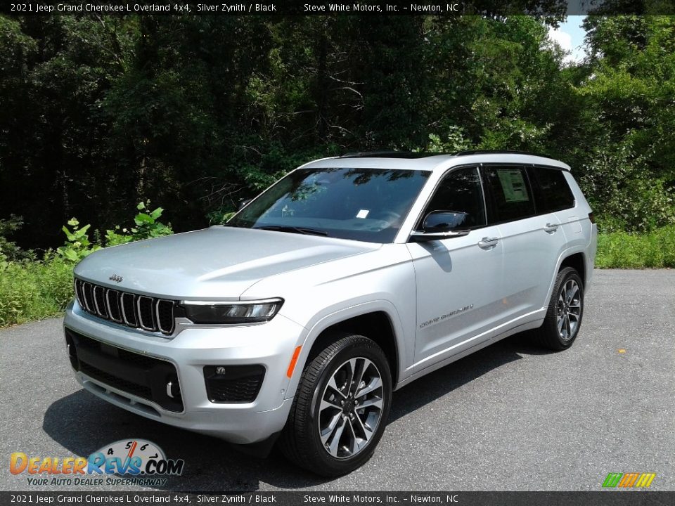 2021 Jeep Grand Cherokee L Overland 4x4 Silver Zynith / Black Photo #2