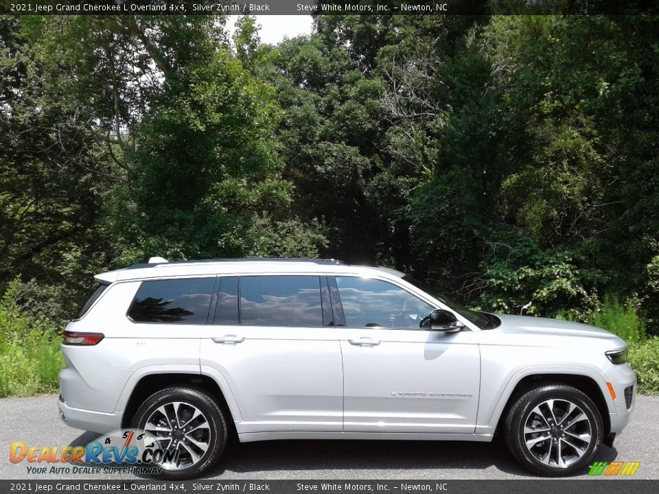 2021 Jeep Grand Cherokee L Overland 4x4 Silver Zynith / Black Photo #5