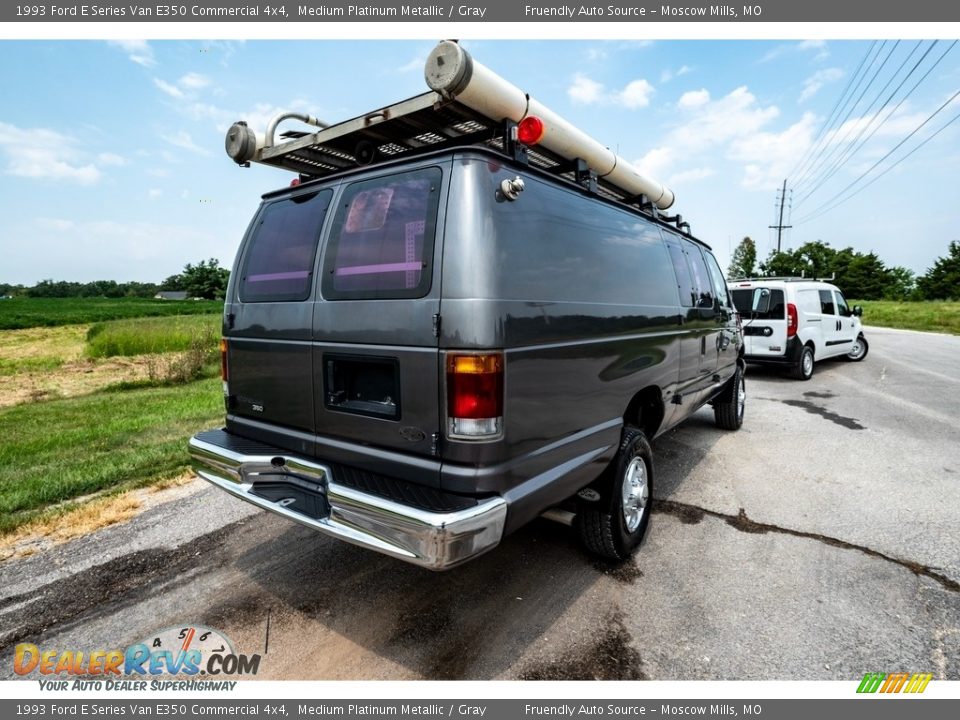 1993 Ford E Series Van E350 Commercial 4x4 Medium Platinum Metallic / Gray Photo #4