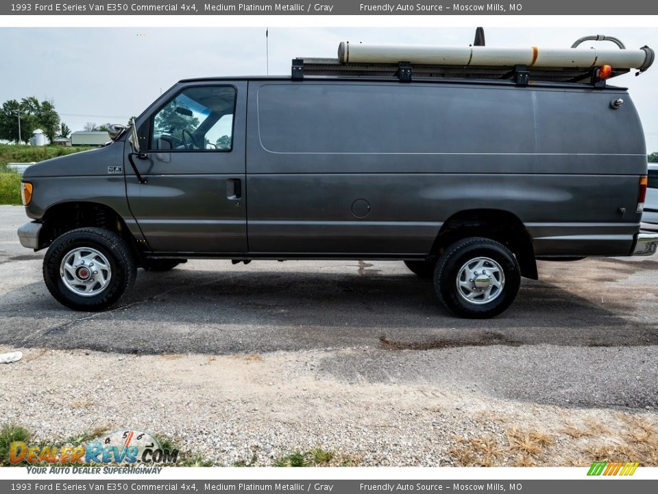 Medium Platinum Metallic 1993 Ford E Series Van E350 Commercial 4x4 Photo #7