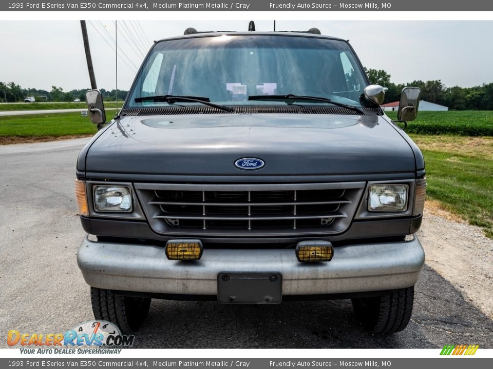 1993 Ford E Series Van E350 Commercial 4x4 Medium Platinum Metallic / Gray Photo #9