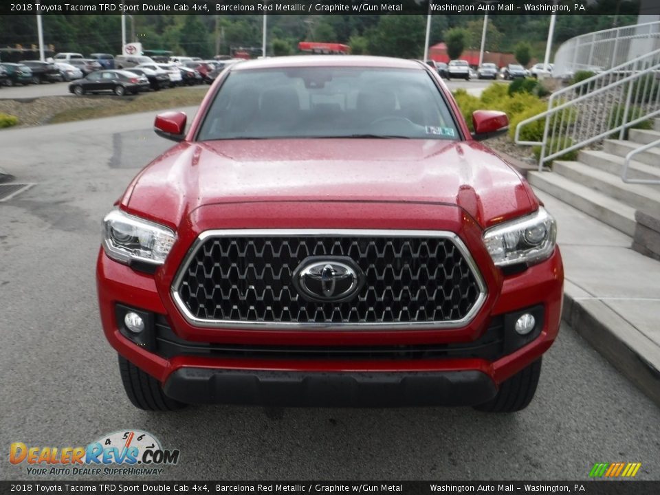 2018 Toyota Tacoma TRD Sport Double Cab 4x4 Barcelona Red Metallic / Graphite w/Gun Metal Photo #12