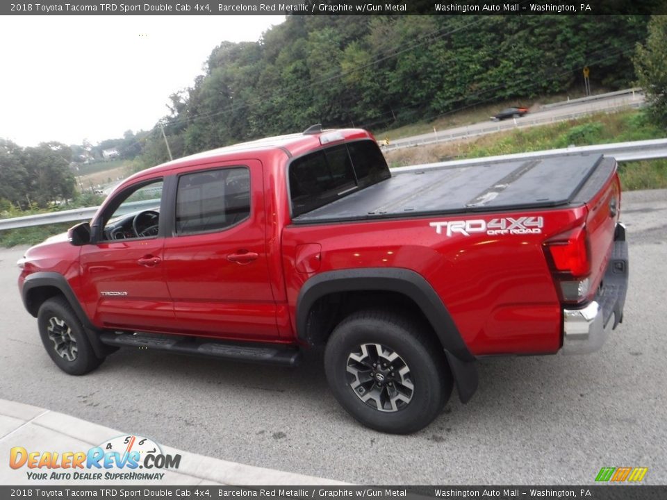 2018 Toyota Tacoma TRD Sport Double Cab 4x4 Barcelona Red Metallic / Graphite w/Gun Metal Photo #15