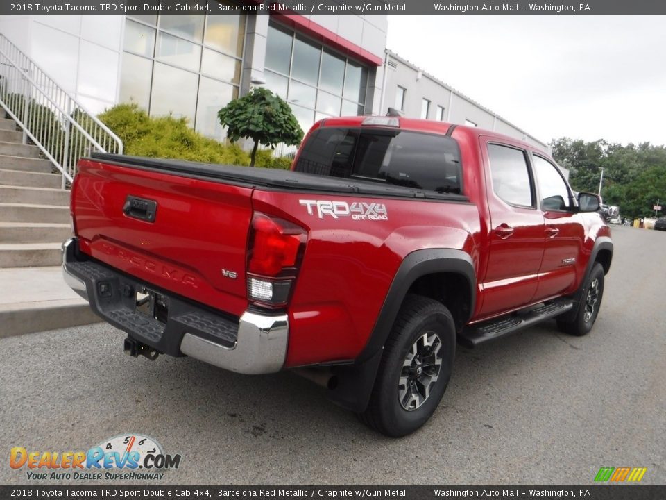 2018 Toyota Tacoma TRD Sport Double Cab 4x4 Barcelona Red Metallic / Graphite w/Gun Metal Photo #17