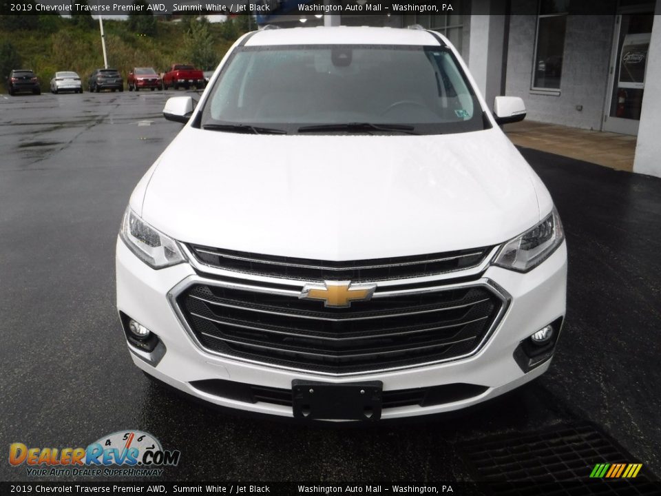 2019 Chevrolet Traverse Premier AWD Summit White / Jet Black Photo #4