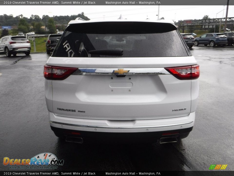 2019 Chevrolet Traverse Premier AWD Summit White / Jet Black Photo #8