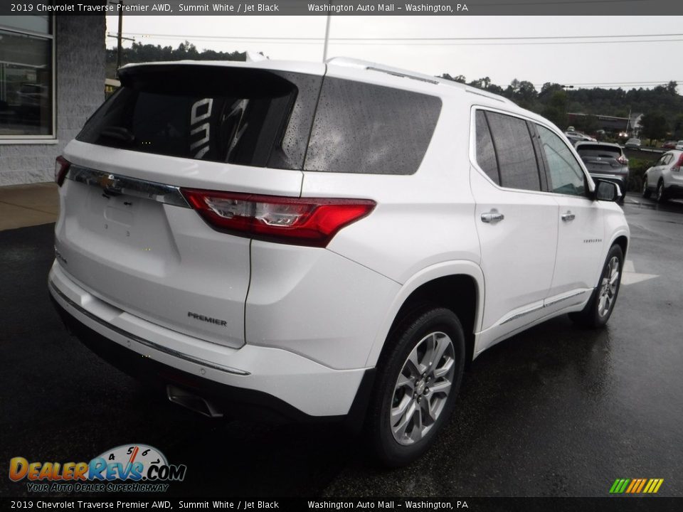 2019 Chevrolet Traverse Premier AWD Summit White / Jet Black Photo #9