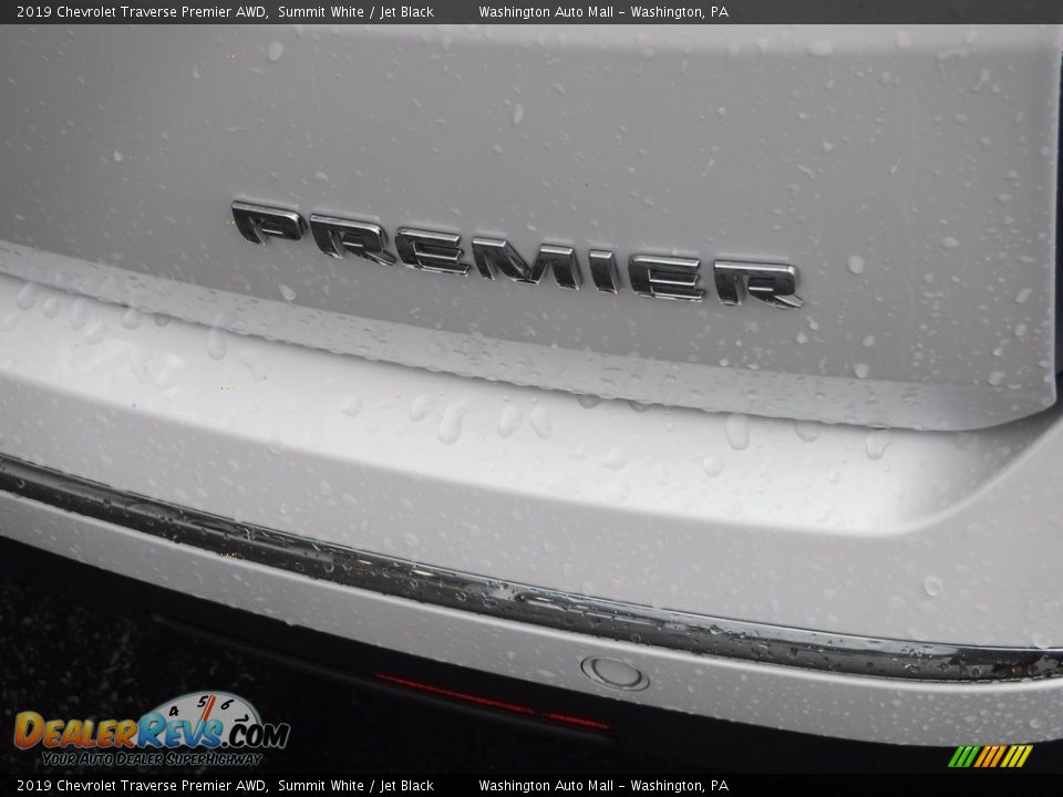 2019 Chevrolet Traverse Premier AWD Summit White / Jet Black Photo #10