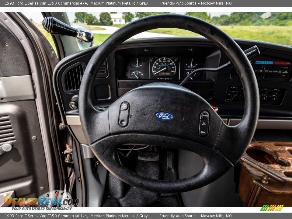 1993 Ford E Series Van E350 Commercial 4x4 Steering Wheel Photo #33