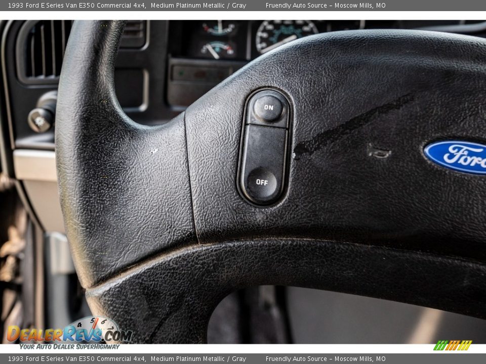 1993 Ford E Series Van E350 Commercial 4x4 Steering Wheel Photo #34